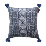 Blue Color Cotton Cushion with Filler - CS 237 (45x45cm)