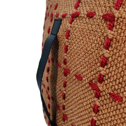 Multi-color soft and comfort pouf, 50x50x30cm - perfect for any room by Ramsha Home.