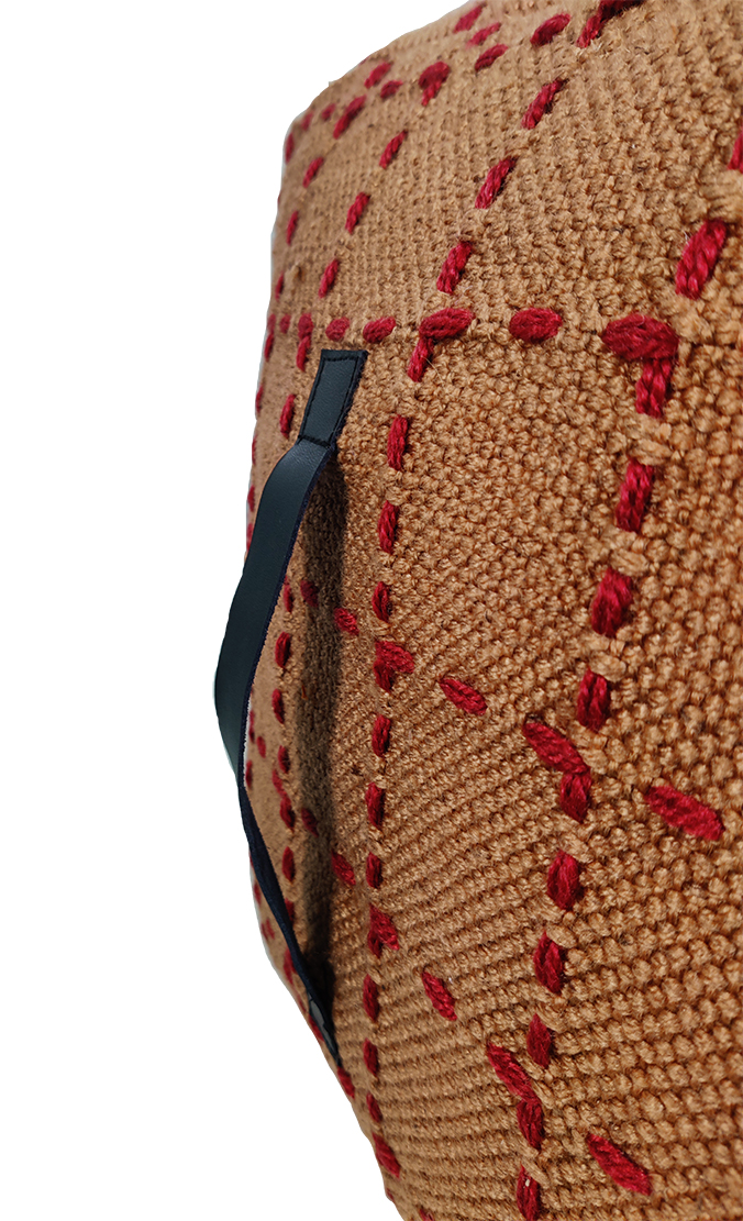 Multi-Color Soft and Comfort Pouf (50x50x30cm) Multi-color soft and comfort pouf, 50x50x30cm - perfect for any room by Ramsha Home.