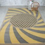 Handmade wool rug with intricate design, soft texture, and timeless decorative appeal for home interiors.