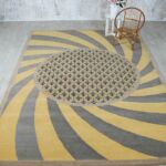 Handmade wool rug with intricate design, soft texture, and timeless decorative appeal for home interiors.