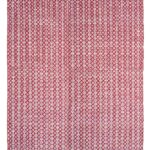 Red Color Cotton Woven Rug - WR 002 (140x200cm)