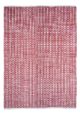Red Color Cotton Woven Rug - WR 002 (140x200cm)