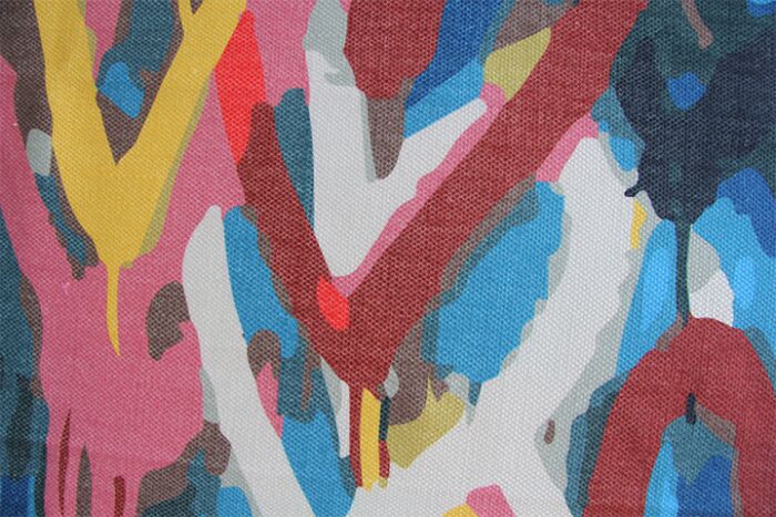 Stylish 150x210cm digital printed rug, DD 035, featuring a modern design ideal for living room decor by Ramsha Home.