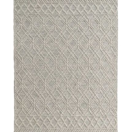 Natural white color bedroom decor woven rug SRN 019 (200x300cm) by Ramsha Home