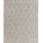Elegant natural white woven rug SRN 019 (170x240cm) by Ramsha Home