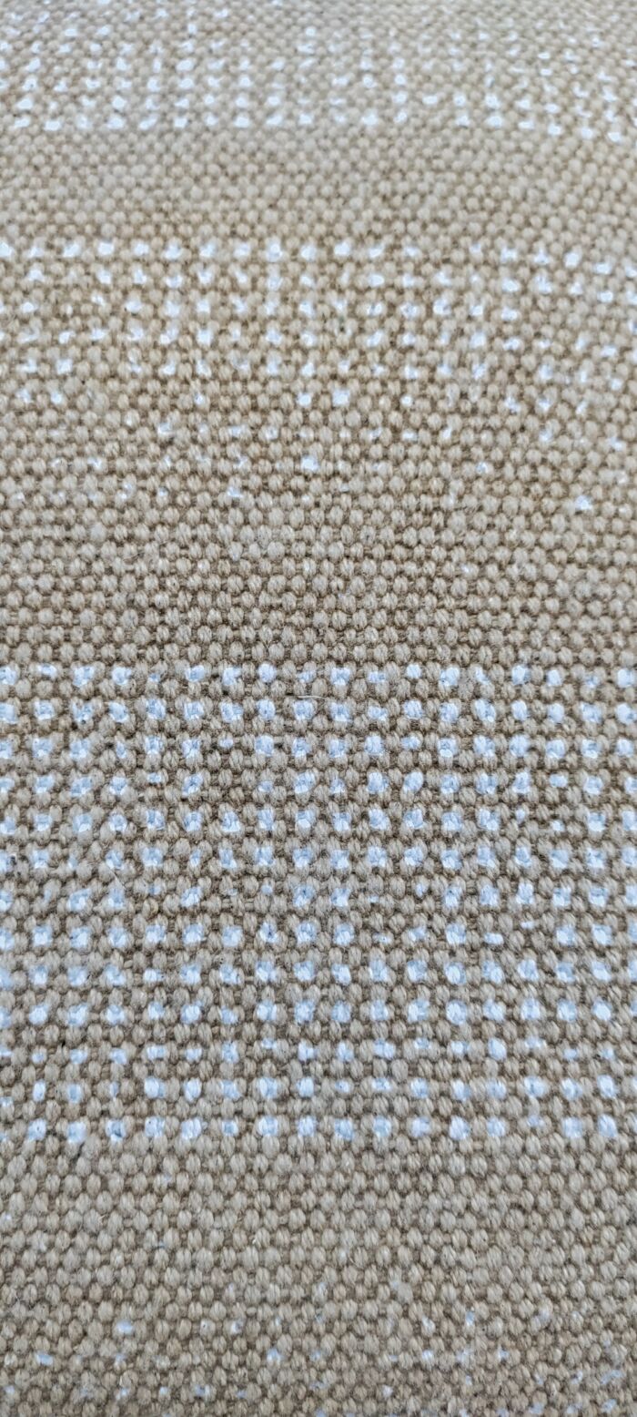 ⁦Beige Color Handmade Decor Cotton Cushion with Filler - CS 141 (45x45cm)⁩ - الصورة ⁦4⁩