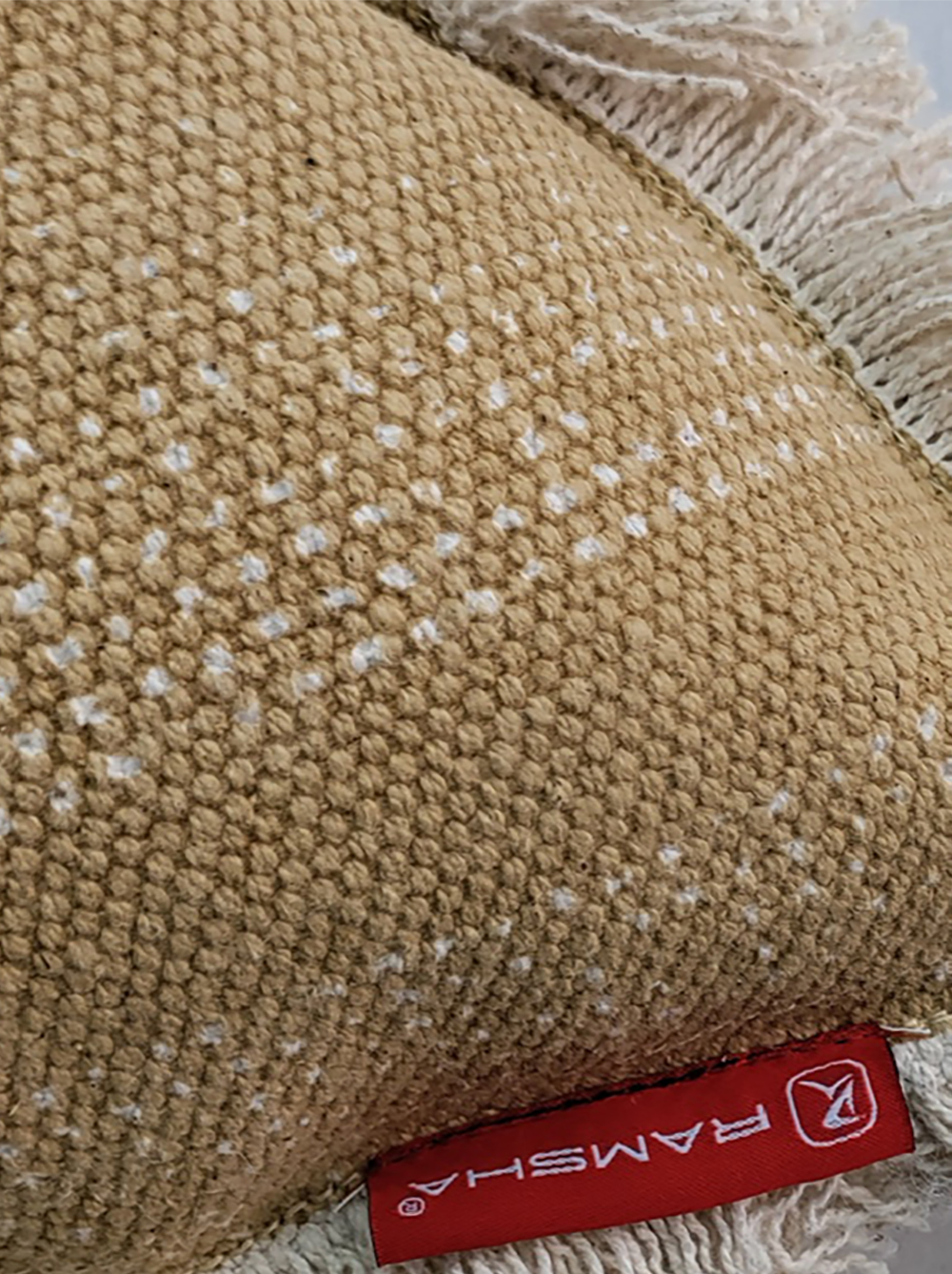 IMG_20220516_165719 Beige Color Handmade Decor Cotton Cushion with Filler - CS 141 (45x45cm) - الصورة 5