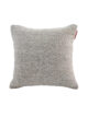 Elegant 45x45cm wool cushion with filler in grey, CS-142, perfect for both sofa and outdoor use by Ramsha Home.