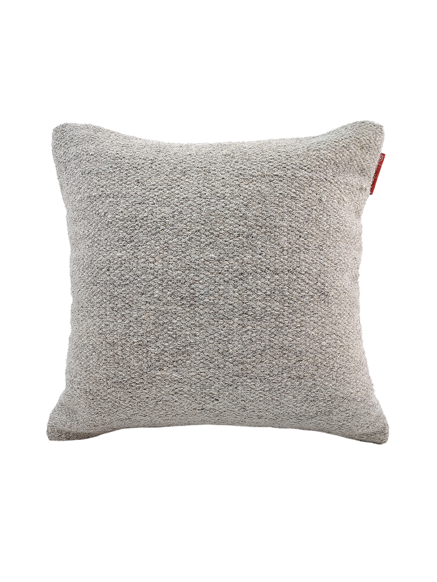 Elegant 45x45cm Grey Wool Cushion with Filler (CS-142) for Sofa and Outdoor Use by Ramsha Home Elegant 45x45cm wool cushion with filler in grey, CS-142, perfect for both sofa and outdoor use by Ramsha Home.