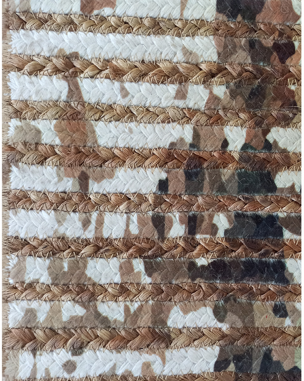 IMG_20220706_111949.jpg Stunning Handmade Multi Color Jute & Pet Yarn Printed Braided Rug - BR 027 (170x240cm) - Image 2