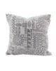 Light Blue & White Color Cotton Cushion with Filler for Bedroom, Couch, Car - CS 182 (45x45cm)