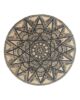 Luxurious Handmade Home Decor Braided Jute Printed Rug - BR 042 (90cm)