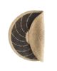 Luxurious Handmade Multi Color Braided Jute Floor Round Rug - BR 041 (90cm) - الصورة 2