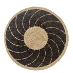 Luxurious Handmade Multi Color Braided Jute Floor Round Rug - BR 041 (90cm)