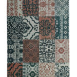 Stylish 190x280cm digital printed rug, DD 023, with a contemporary motif perfect for modern home decor by Ramsha Home.