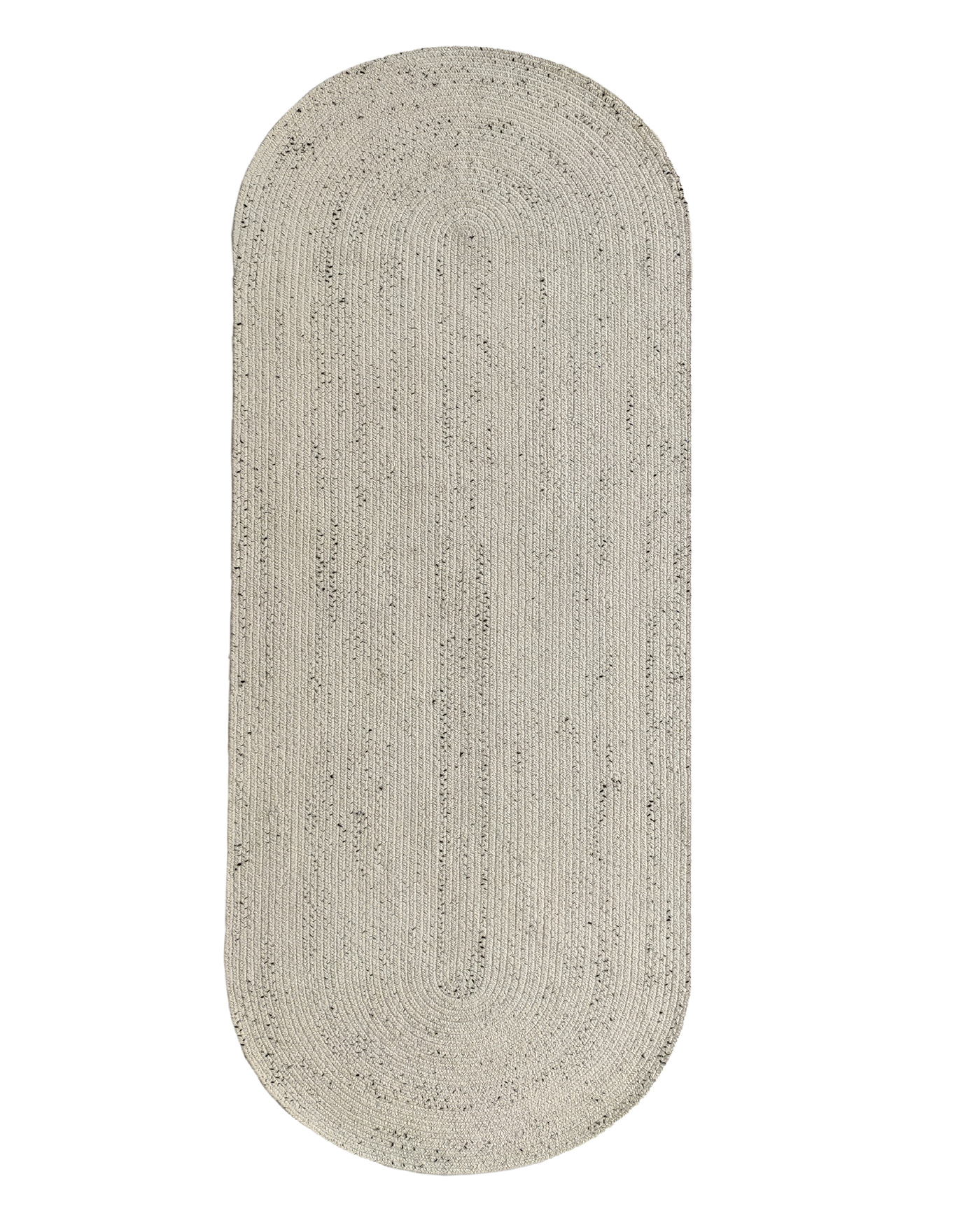 IMG_20221108_114230.jpg Stunning Handmade Black & White Color Braided Rug - BR 047 (100x300cm)