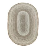 Luxurious Handmade Multi Color Wool Floor Braided Rug - BR 044 (60x90cm)