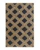 Luxurious Handmade Black & Bleach Color Jute Floor Braided Rug for Dining Room Decor - BR 083 (120x200cm)