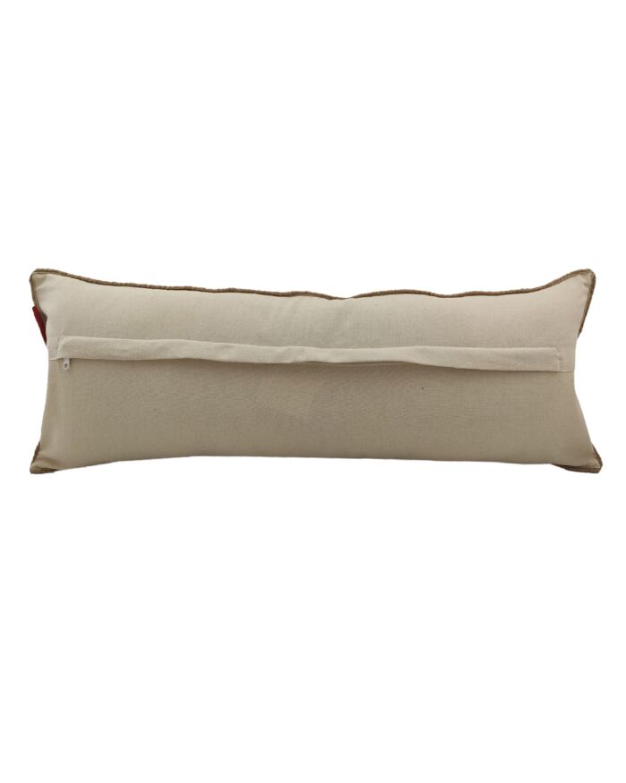 Natural Color Jute Cushion with Filler for Couch, Floor, Car - CS 208 (30x90cm) - Image 4