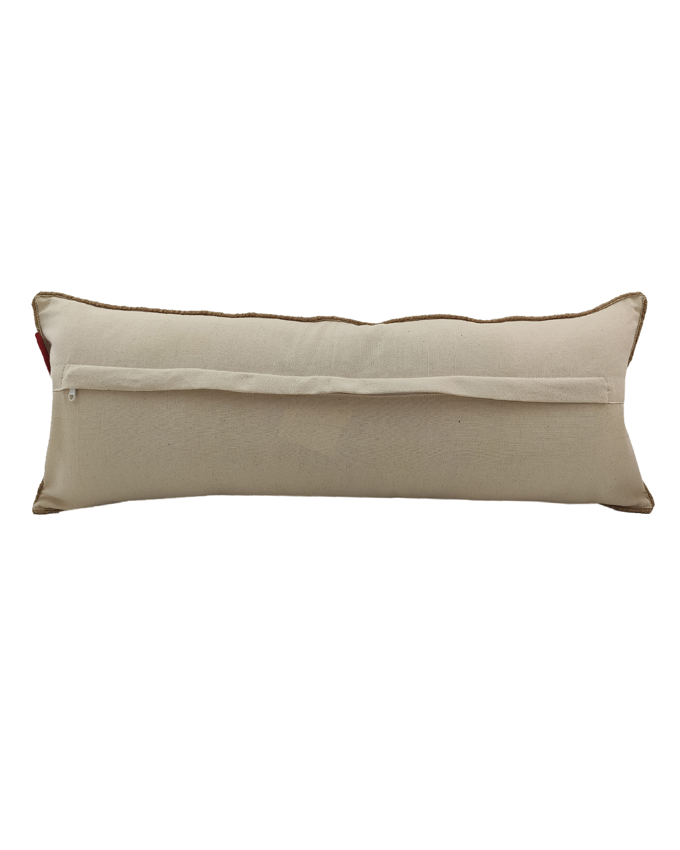 IMG_20221111_164019 Natural Color Jute Cushion with Filler for Couch, Floor, Car - CS 208 (30x90cm) - Image 4
