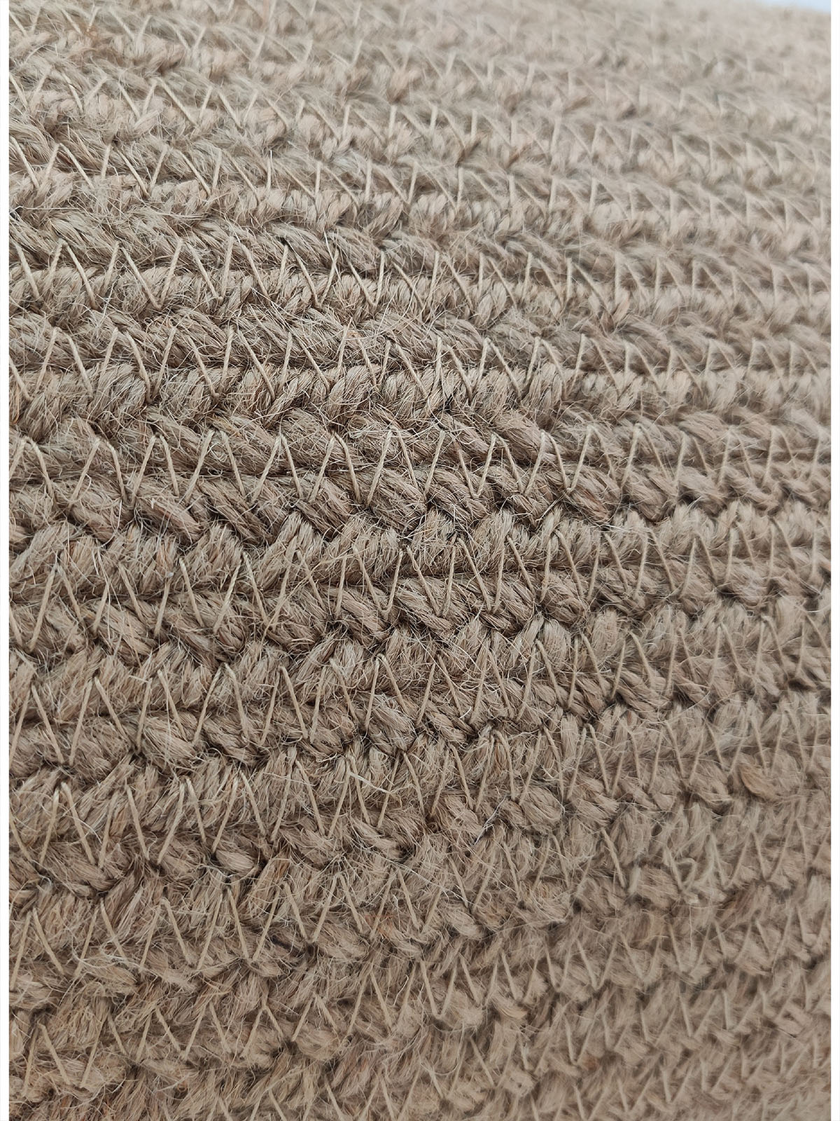 IMG_20221111_164022 Natural Color Jute Cushion with Filler for Couch, Floor, Car - CS 208 (30x90cm) - Image 3