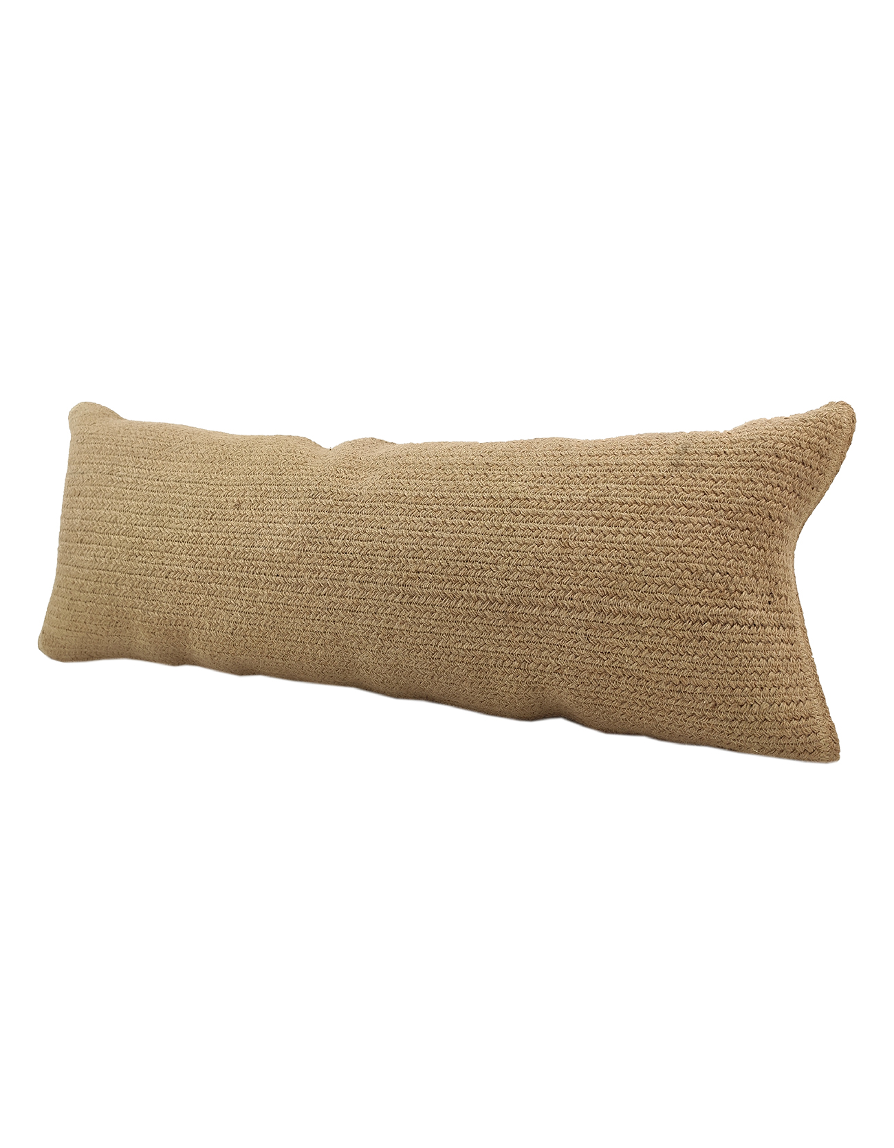 IMG_20221111_164444 Natural Color Jute Cushion with Filler for Couch, Floor, Car - CS 208 (30x90cm) - Image 2