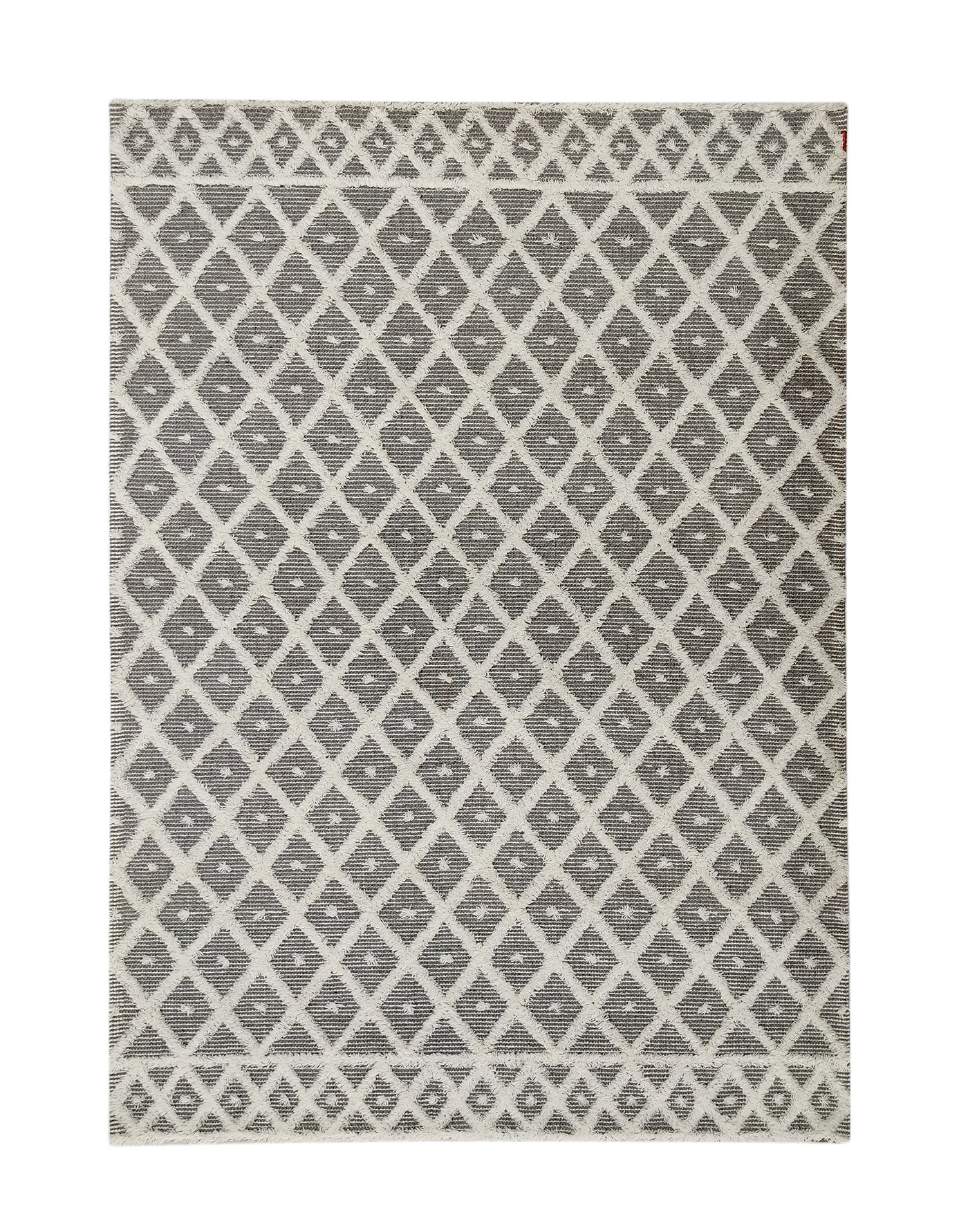 Natural & White Color Wool-Cotton Woven Rug SRN 015 (170x240cm) - Stylish and Cozy by Ramsha Home Natural & White Color Wool-Cotton Woven Rug - SRN 015 (200x300cm)