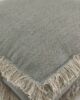 Grey cotton pouf for hallway PF-085 By Ramsha Home