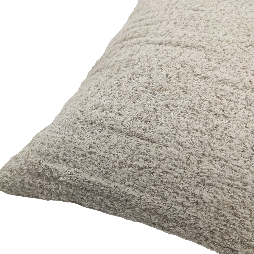 IMG_20221207_161056 White Color Cotton Cushion with Filler for Sofa, Playroom, Couch - CS 202 (60x60cm) - الصورة 2