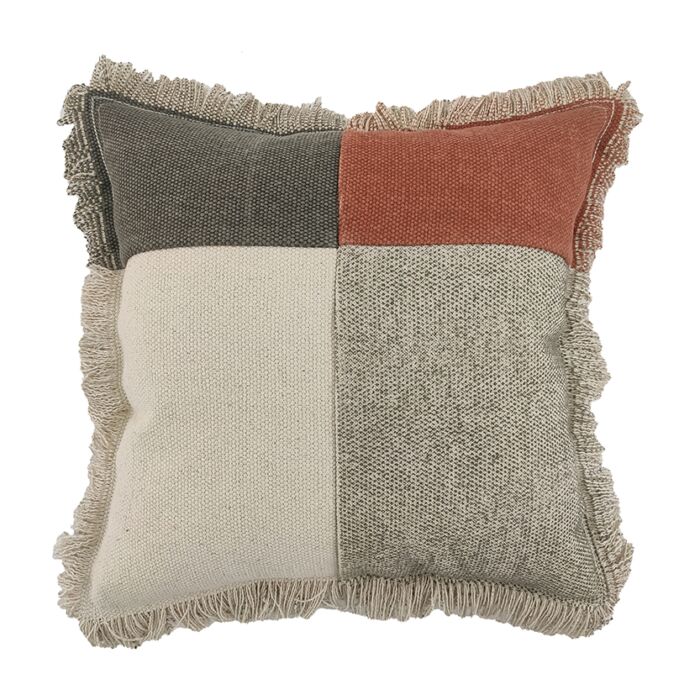 Multi Color Cotton Cushion with Filler for Living Room, Floor - CS 228 (45x45cm) - Image 4