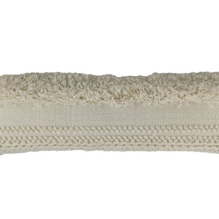 Natural Color Wool & Cotton Cushion with Filler for Bed, Couch - CS 218 (30x90cm)