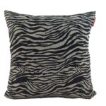 Black & White Color Cotton Cushion with Filler for Bench, Sofa - CS 229 (60x60cm)