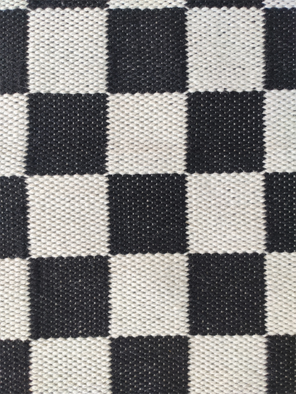 IMG_20230208_111235.jpg Black & White Decorative Woven Rug - WR 029 (80x200cm) - الصورة 2