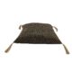 Black & Gold Color Polyester Cushion with Filler for Window Seat, Bed, Floor - CS 230 (60x60cm) - الصورة 5