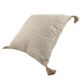White and Gold Color Polyester Cushion with Filler for Living Room, Couch - CS 231 (60x60cm) - الصورة 2