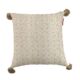 White & Gold Color Polyester Cushion with Filler for Living Room, Couch - CS 231 (45x45cm) - الصورة 3