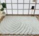 Dining room decor with a plush white shaggy rug - MP3D 01 (170x240cm) by Ramsha Home