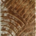 Beige color shaggy rug for home decor, MP3D 03, 170x240cm, soft and stylish.