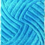 Aqua color shaggy rug for playroom decor, MP3D 08, 170x240cm, soft and vibrant.