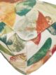 Drawing room printed pouf PF-120, multi color 40x40x40cm - stylish and cozy seating by Ramsha Home.
