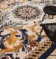 Stylish polyester & cotton multi color decor rug - HTP 02 (300x400cm) by Ramsha Home