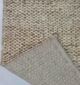 Back View of Hand-Woven Farmhouse Rug SR-037 in Bleach Color - Ramsha Home