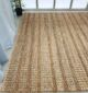 Natural Color Jute & Cotton Woven Rug - SR 043 (300x400cm)