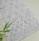 Natural white color woven rug - SRN 019 (80X200cm) by Ramsha Home