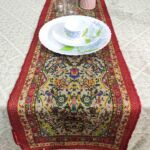 Stylish Polyester Table Runner TR-008 Digital Printed Kitchen Table Runner Multi Color 30X130cm By Ramsha Home