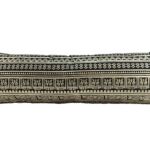 Black and Gold Color Cotton Cushion with Filler for Sofa, Bed, and Floor - CS 212 (30x90cm)