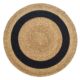 Beautiful Handmade Braided Jute Floor Round Rug: Well Matched for Drawing Room - BR 057 (200cm)