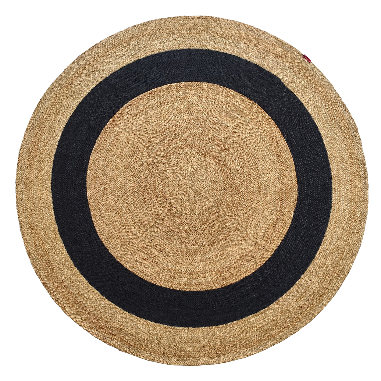 dnepidf.jpg Beautiful Handmade Braided Jute Floor Round Rug: Well Matched for Drawing Room - BR 057 (200cm)