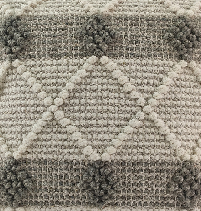 e2354 Multi Color Cotton & Wool Cushion with Filler for Indoor and Outdoor - CS 162 (45x45cm) - الصورة 3